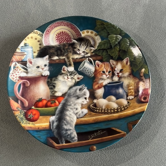 Kitten and Cat lovers (2) numbered plates by Little Rascals - Picture 2 of 6